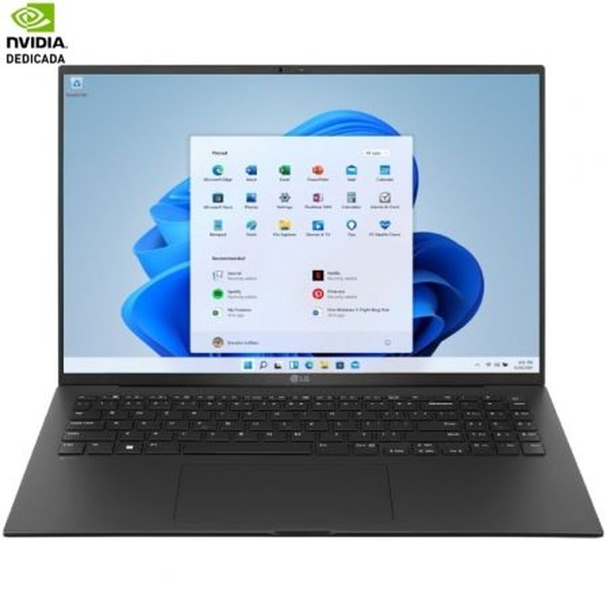 Laptop LG Gram 16Z90R-E AD78B 16" Intel Core i7-1360P 32 GB RAM 1 TB SSD NVIDIA GeForce RTX 3050 Qwerty Spaans - Afbeelding 2