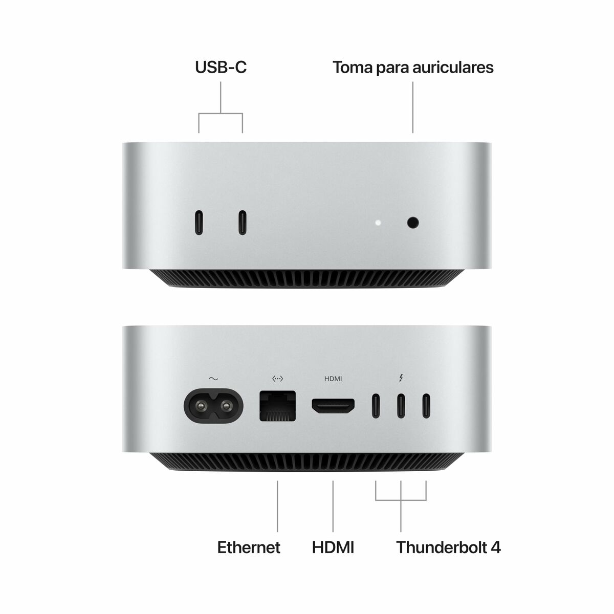 Mini-Pc Apple MCYT4YP/A 24 GB 512 GB SSD M4