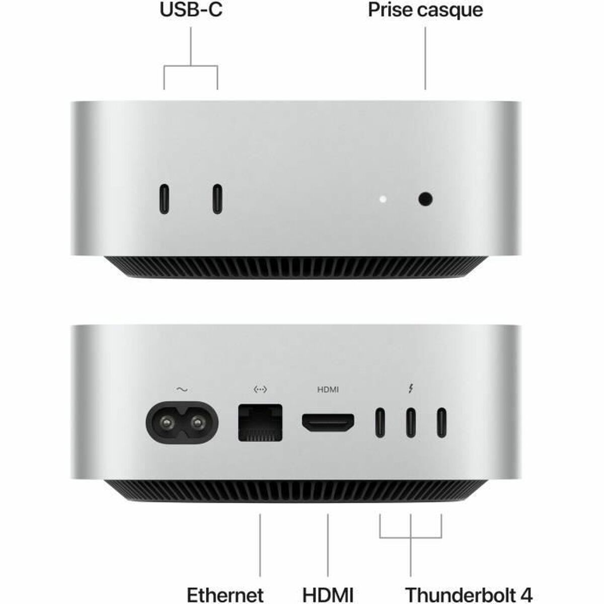 Mini-Pc Apple Mac mini (2024) Apple M4 chip 512 GB M4 24 GB RAM - Afbeelding 2
