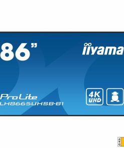 Alternative view of Monitor Videowall Iiyama ProLite LH8665UHSB-B1 86" 4K Ultra HD 50 - 60 Hz 60 Hz