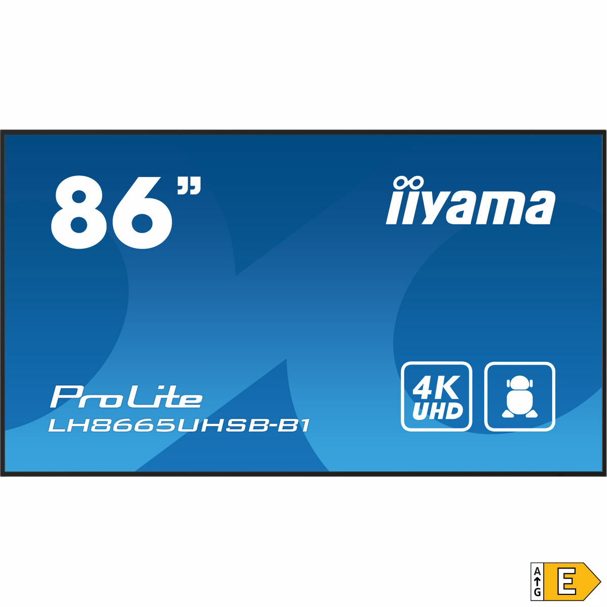 Monitor Videowall Iiyama ProLite LH8665UHSB-B1 86" 4K Ultra HD 50 - 60 Hz 60 Hz - Afbeelding 2