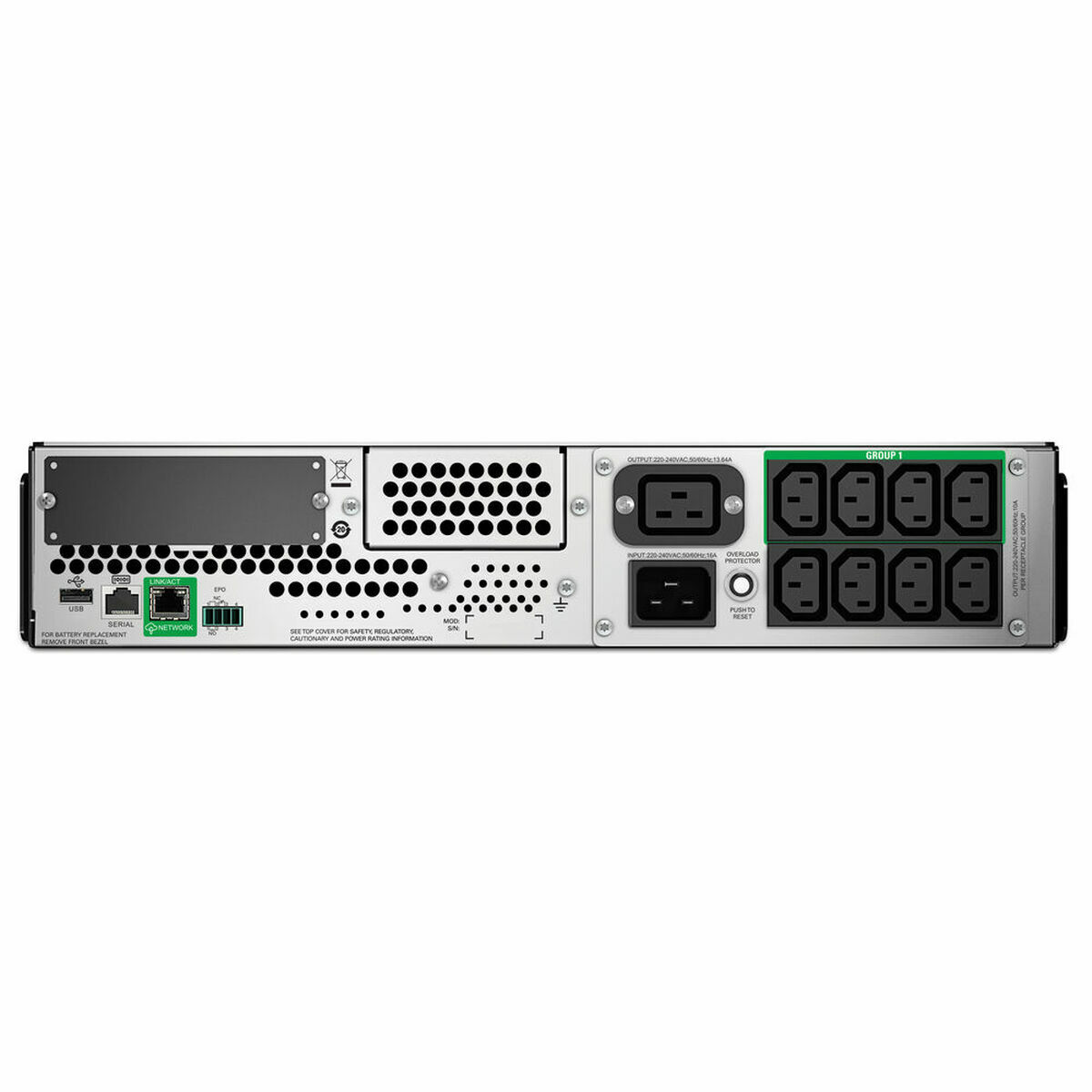 Ononderbreekbaar Stroomvoorzieningssysteem Interactief SAI APC SMT2200RMI2UC - Afbeelding 2