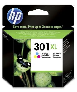 Alternative view of Originele inkt cartridge HP 301XL Tricolor (60 Stuks)