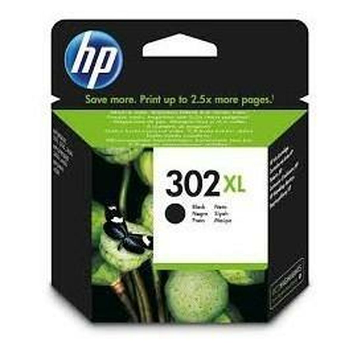 Originele inkt cartridge HP 302 XL Zwart (60 Stuks) - Afbeelding 2