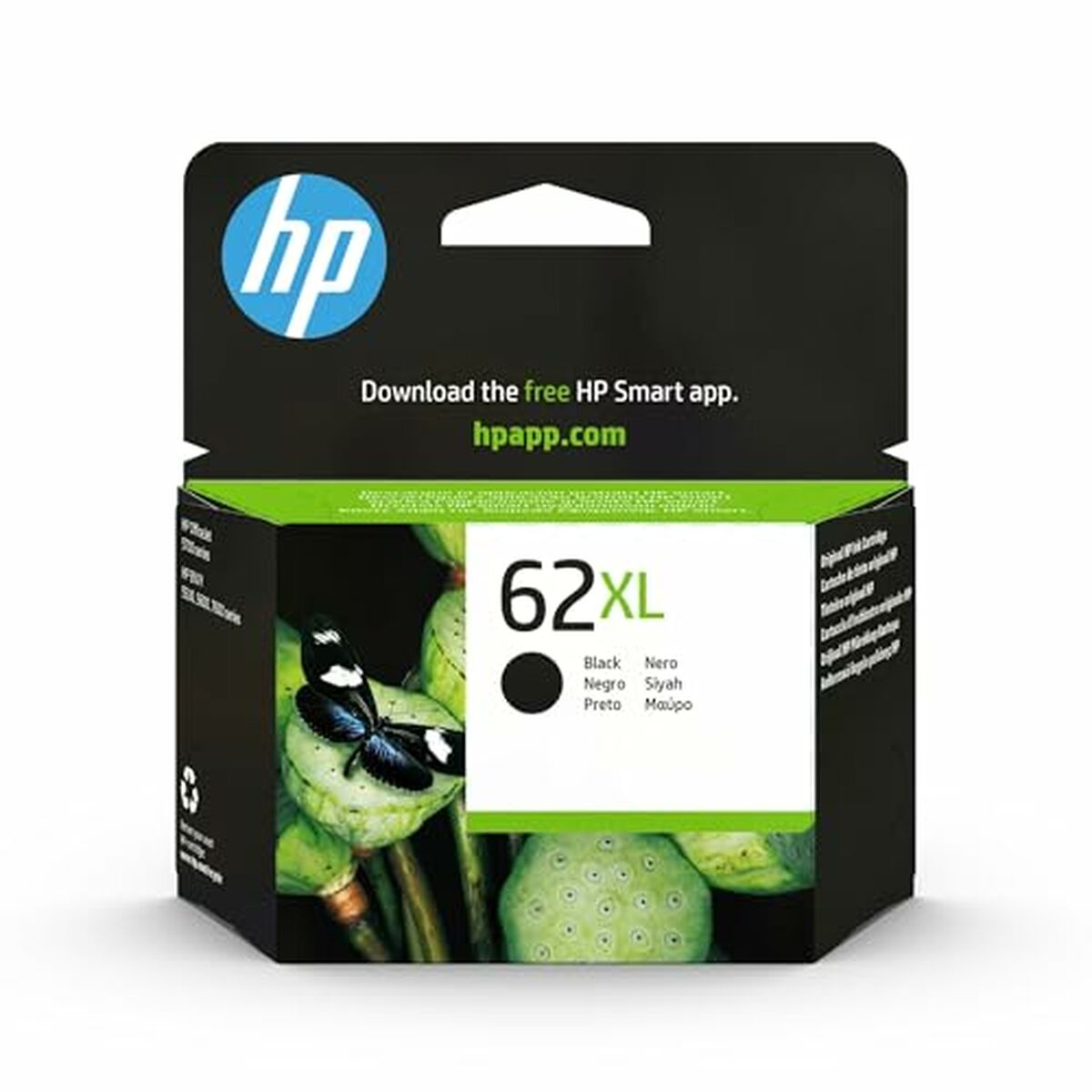 Originele inkt cartridge HP ENVY 5640 E-ALL-IN-ONE - Nº 62 XL Zwart (60 Stuks) - Afbeelding 2