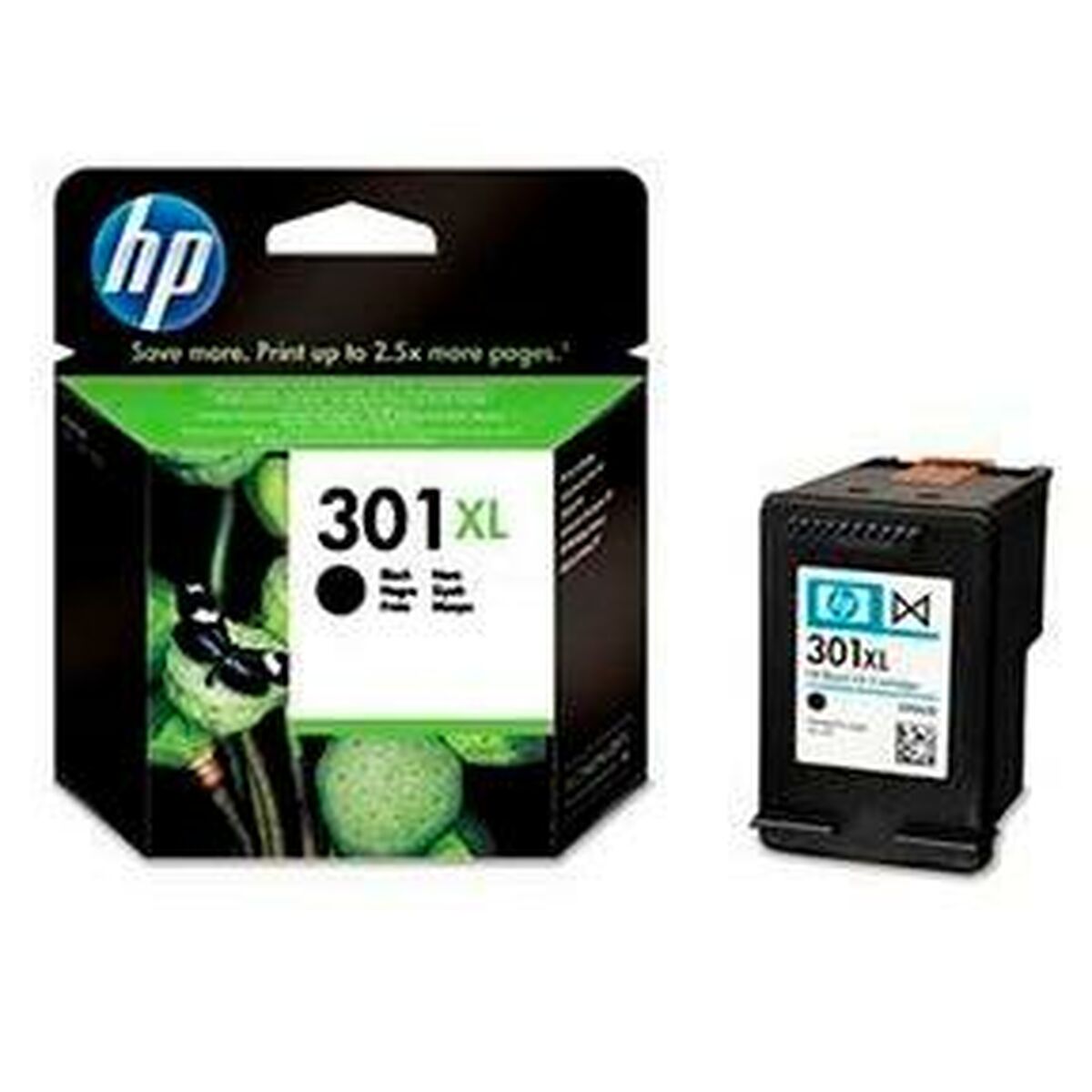Originele inkt cartridge HP Nº301XL Zwart (60 Stuks) - Afbeelding 2