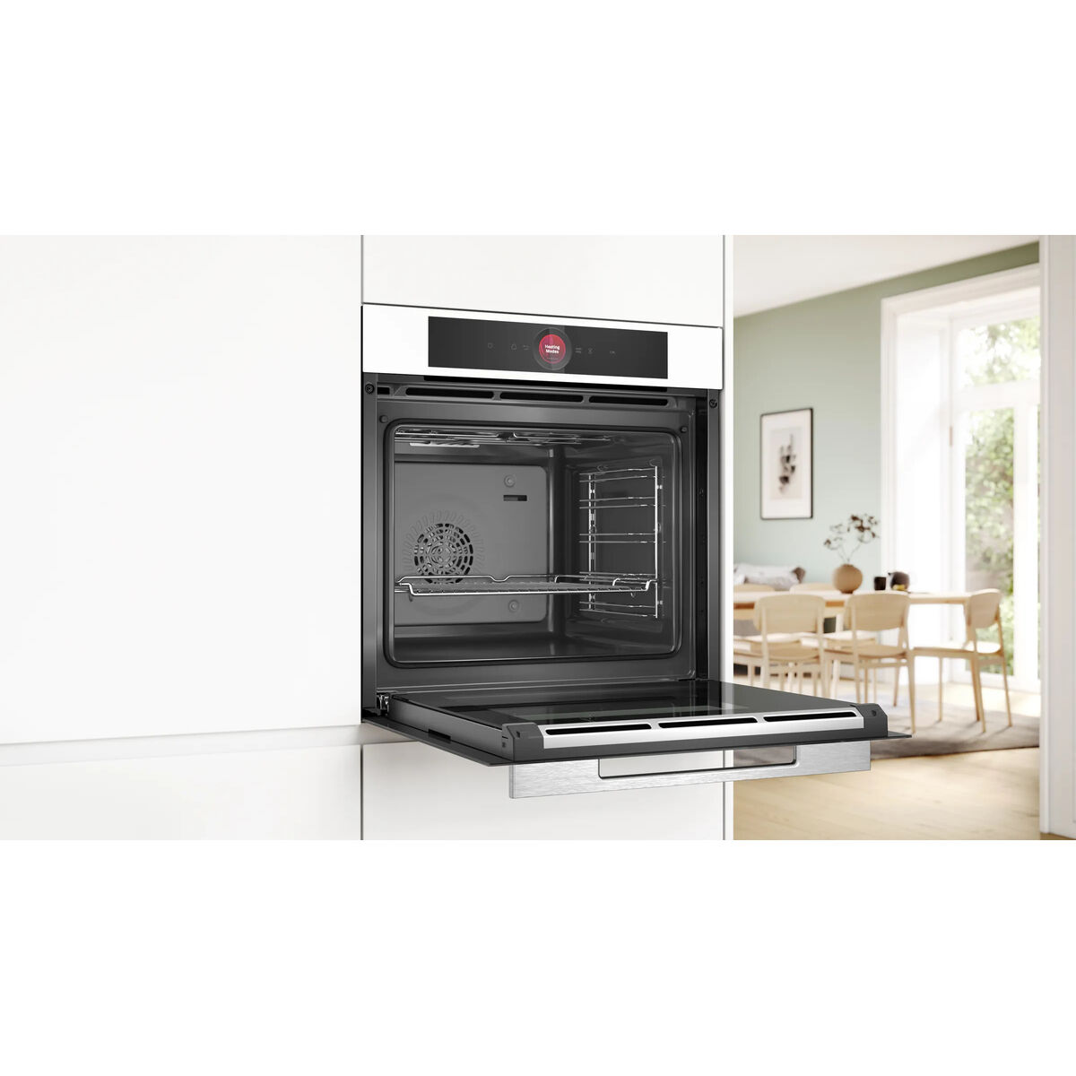Oven BOSCH HBG7341W1 3600 W 71 L - Afbeelding 2