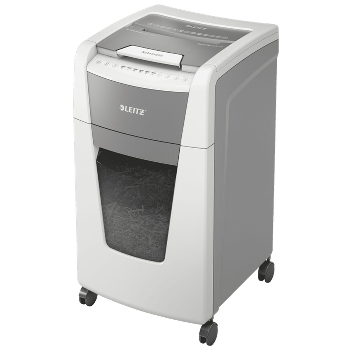 Papierversnipperaar Microsnippers Leitz IQ 300 Autofeed P5 60 L