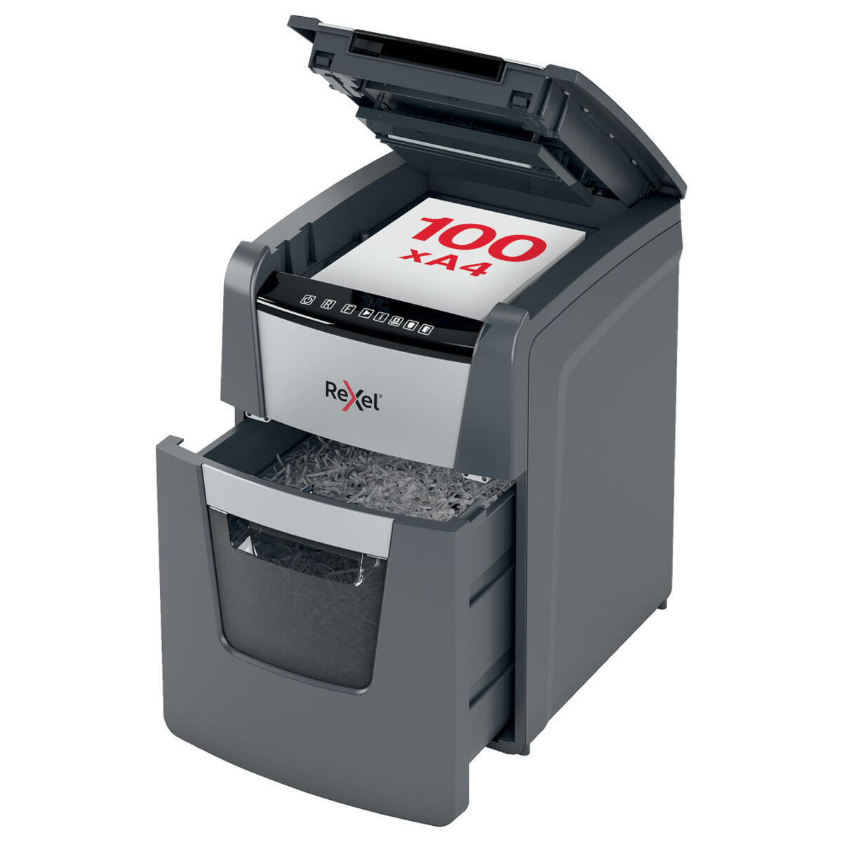 Papierversnipperaar Microsnippers Rexel Optimum Auto+ 100M