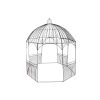 Pergola DKD Home Decor Zwart Ijzer (304 x 304 x 332 cm)