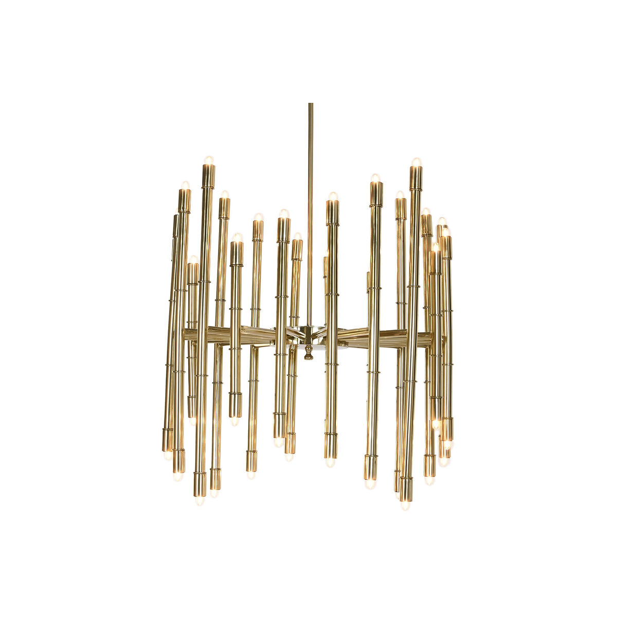 Plafondlamp Home ESPRIT Gouden Metaal Staal 74 x 74 x 138 cm - Afbeelding 2