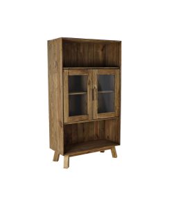 Planken DKD Home Decor Kristal Natuurlijk Gerecycleerd Hout 4 Planken (90 x 40 x 160 cm)