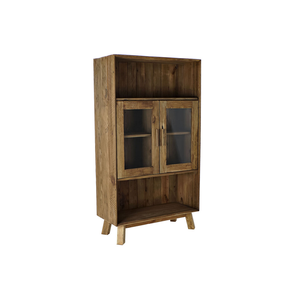 Planken DKD Home Decor Kristal Natuurlijk Gerecycleerd Hout 4 Planken (90 x 40 x 160 cm)