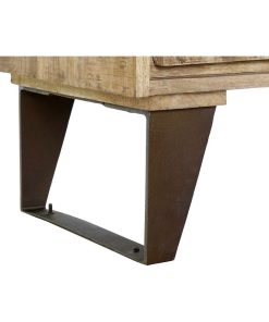 Alternative view of Planken DKD Home Decor Metaal Mangohout (95 x 40 x 170 cm)