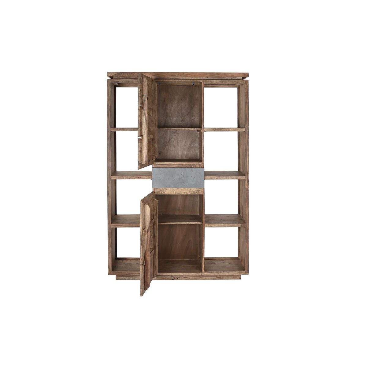 Planken DKD Home Decor Sheesham Bruin Grijs Natuurlijk Hout 120 x 40 x 185 cm - Afbeelding 2