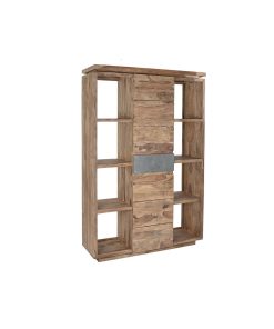 Planken DKD Home Decor Sheesham Bruin Grijs Natuurlijk Hout 120 x 40 x 185 cm