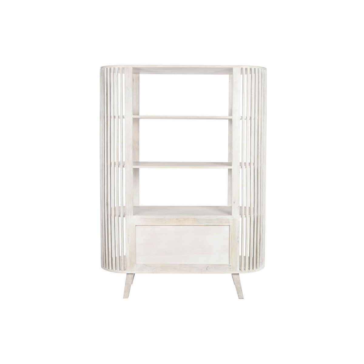 Planken DKD Home Decor Wit Mangohout 116 x 40 x 160 cm (1) - Afbeelding 2