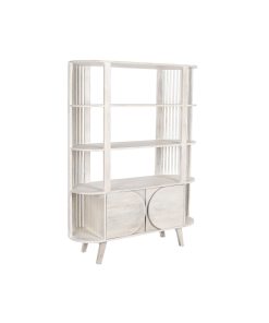 Planken DKD Home Decor Wit Mangohout 116 x 40 x 160 cm (1)