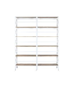 Alternative view of Planken Home ESPRIT Wit Natuurlijk Metaal Mangohout 180 x 35 x 220 cm