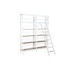 Planken Home ESPRIT Wit Natuurlijk Metaal Mangohout 180 x 35 x 220 cm