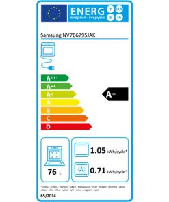 Alternative view of Polyrytische Oven Samsung NV7B6795JAK/U1 1600 W 76 L