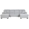 Slaapbank Home ESPRIT Grijs Modern 298 x 154 x 92 cm