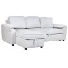 Slaapbank Home ESPRIT Lichtgrijs Modern 220 x 153 x 88 cm