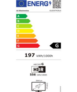 Alternative view of Smart TV LG 97M39LA 4K Ultra HD 97" OLED AMD FreeSync