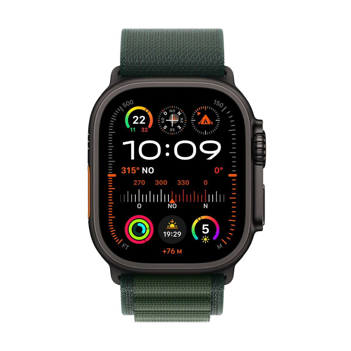 92" Zwart Groen 49 mm