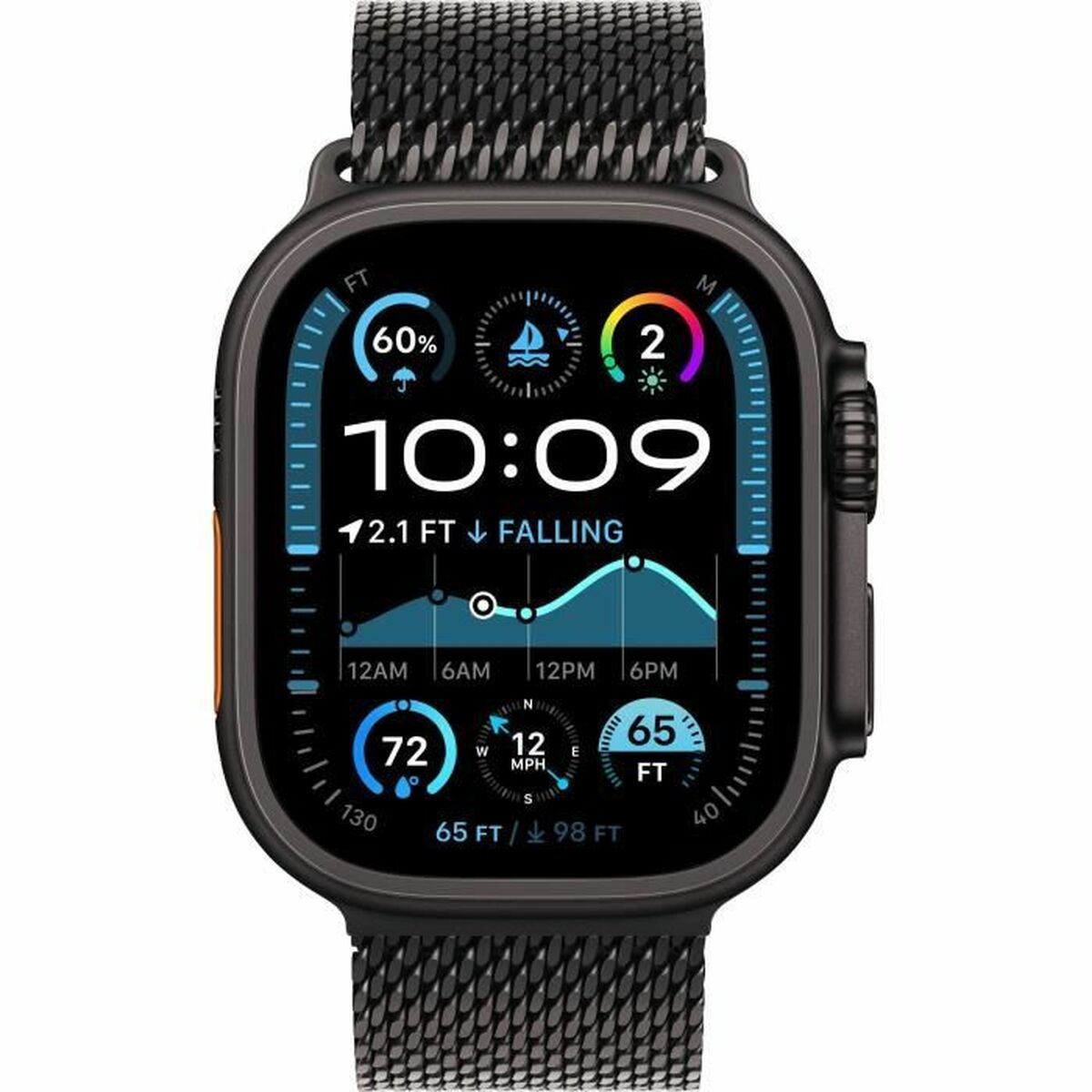 Smartwatch Apple watch ultra 2 gps Zwart 49 mm - Afbeelding 2