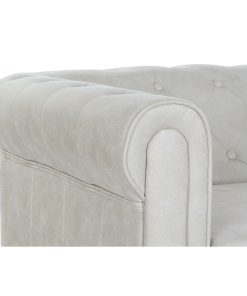Alternative view of Sofa DKD Home Decor 151 x 82 x 70 cm Natuurlijk Hout Bruin Crème Vintage