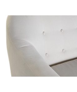 Alternative view of Sofa DKD Home Decor Natuurlijk Polyester Rubberwood Crème (172 x 82 x 82 cm)