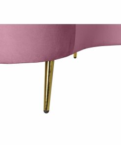 Alternative view of Sofa DKD Home Decor Roze Gouden Metaal Polyester (210 x 120 x 84 cm)