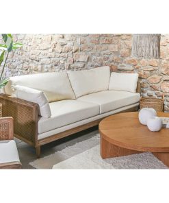 Alternative view of Sofa Home ESPRIT Bruin 208 x 86 x 88 cm