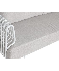 Alternative view of Sofa Home ESPRIT Wit Beige Metaal 180 x 66 x 66 cm