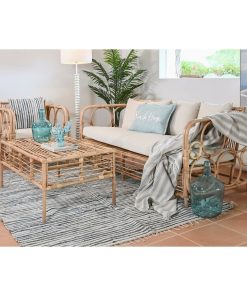 Alternative view of Sofa Home ESPRIT Wit Natuurlijk 192 x 72 x 75 cm