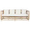 Sofa Home ESPRIT Wit Natuurlijk 192 x 72 x 75 cm