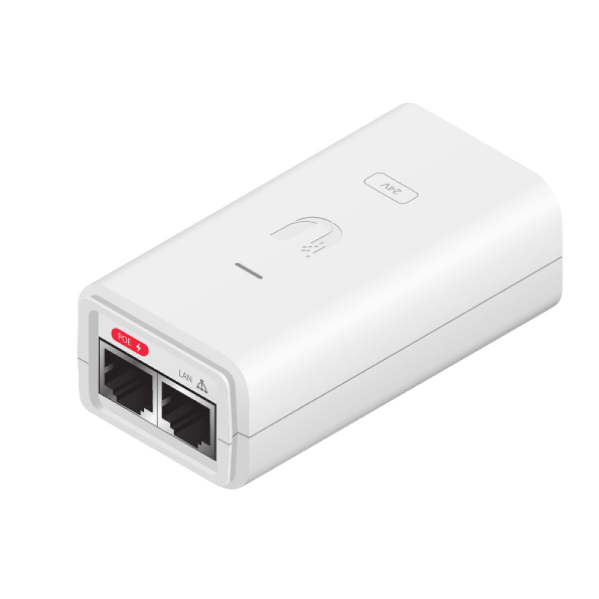 Stevige UTP-netwerkkabel categorie 6 UBIQUITI POE-24-12W-G-WH Wit