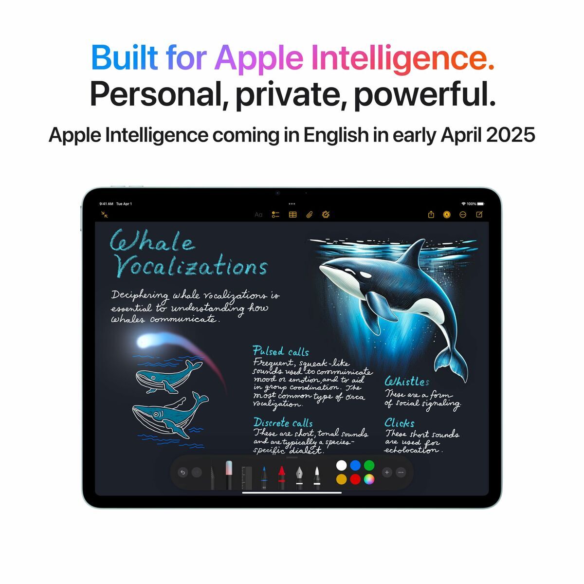Tablet Apple iPad Air 7th 11" 8 GB RAM 256 GB Wit M3 - Afbeelding 2