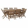 Tafel met stoelen DKD Home Decor 90 cm 180 x 120 x 75 cm