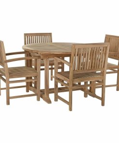 Tafel met vier stoelen DKD Home Decor 75 cm 120 x 120 x 75 cm