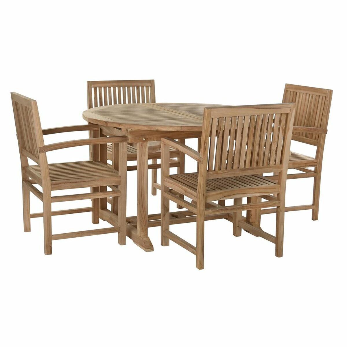 Tafel met vier stoelen DKD Home Decor 75 cm 120 x 120 x 75 cm