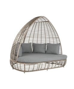 Tuinbank Home ESPRIT Donker grijs 198 x 168 x 168 cm