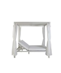 Alternative view of Tuinbed DKD Home Decor Wit Aluminium (148 x 188 x 205 cm)