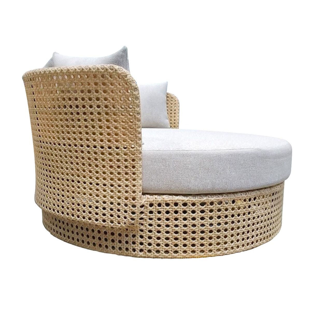 Tuinbed Niva Wit Bruin 133 x 126 x 70 cm - Afbeelding 2