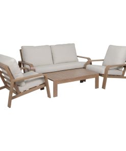 Tuinmeubilair Beige Natuurlijk 184 x 74 x 65 cm