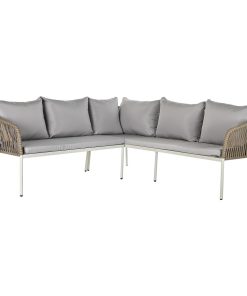 Alternative view of Tuinmeubilair DKD Home Decor Wit Lichtbruin 190 x 190 x 70 cm