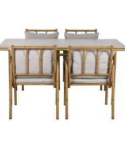 Alternative view of Tuinmeubilair Home ESPRIT Beige 160 x 90 x 75 cm 83 cm (5 Onderdelen)