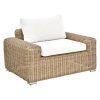 Tuinstoel Home ESPRIT Beige Lichtbruin 111 x 87 x 63 cm