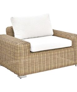 Tuinstoel Home ESPRIT Beige Lichtbruin 111 x 87 x 63 cm